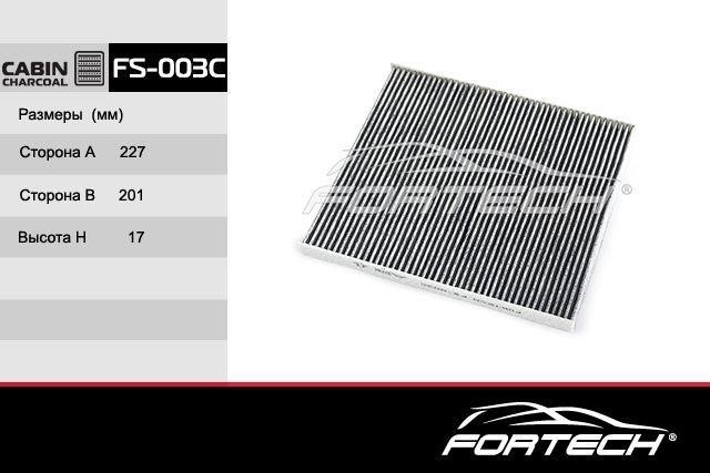 Fortech FS-003C Activated Carbon Cabin Filter FS003C