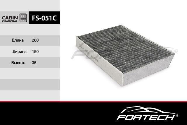 Fortech FS-051C Activated Carbon Cabin Filter FS051C