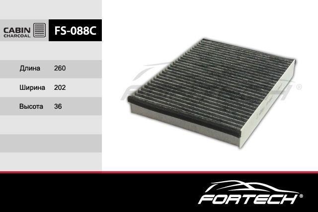 Fortech FS-088C Activated Carbon Cabin Filter FS088C