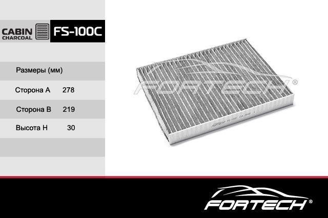 Fortech FS-100C Activated Carbon Cabin Filter FS100C