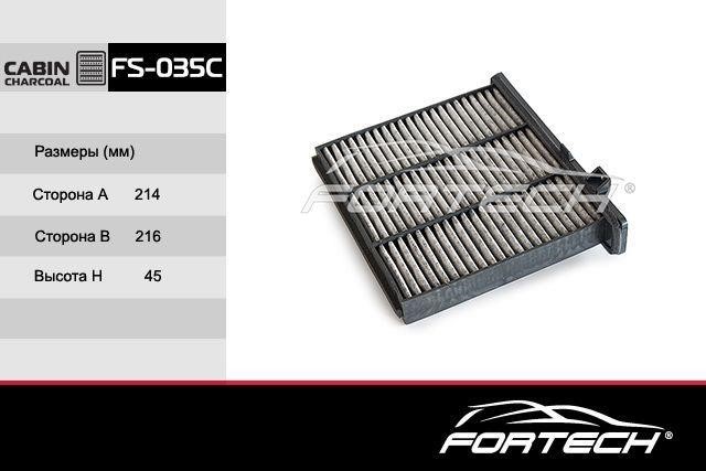 Fortech FS-035C Activated Carbon Cabin Filter FS035C