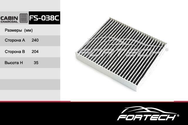 Fortech FS-038C Activated Carbon Cabin Filter FS038C