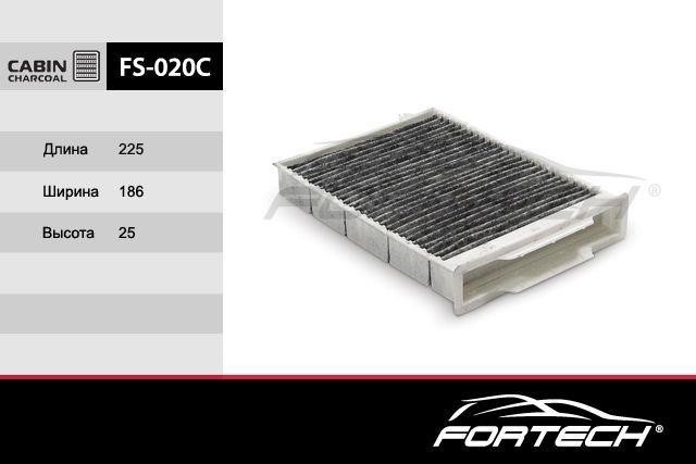 Fortech FS-020C Activated Carbon Cabin Filter FS020C