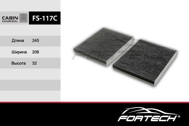Fortech FS-117C Activated Carbon Cabin Filter FS117C