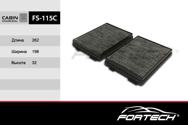 Fortech FS-115C Activated Carbon Cabin Filter FS115C