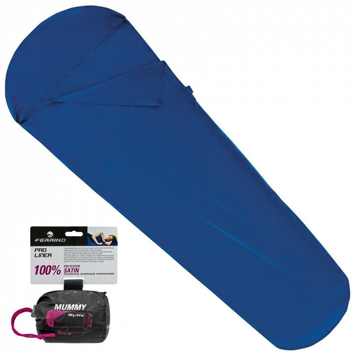 Ferrino 923432 Ferrino Liner Pro Mummy Blue sleeping bag liner 923432
