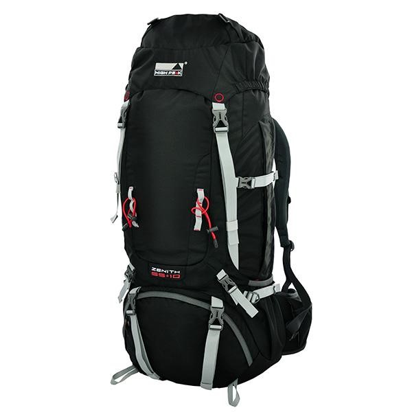 High Peak 921778 Tourist backpack Zenith 55 + 10 (Black) 921778