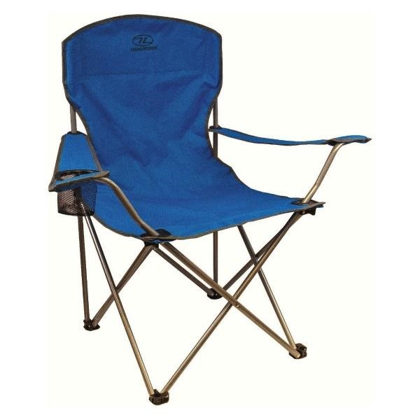 Highlander 925510 Traquair Folding Chair, Blue 925510