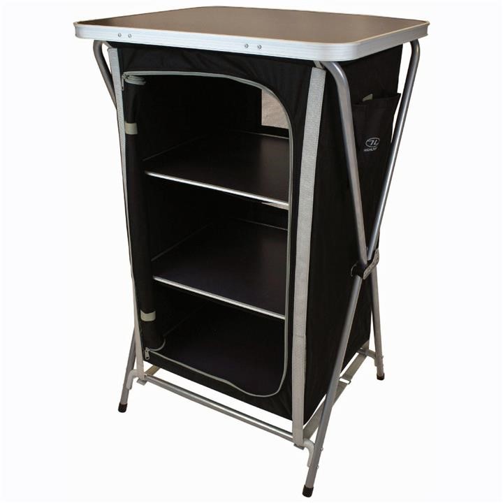Highlander 925479 Table Easy Fold Camp Cupboard, 3 Shelf 925479