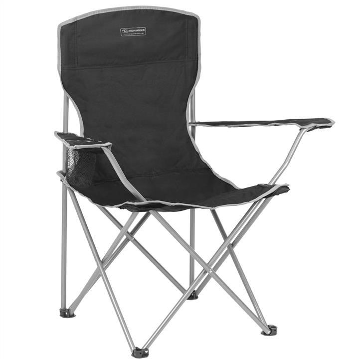 Highlander 925468 Traquair Folding Chair, Black 925468