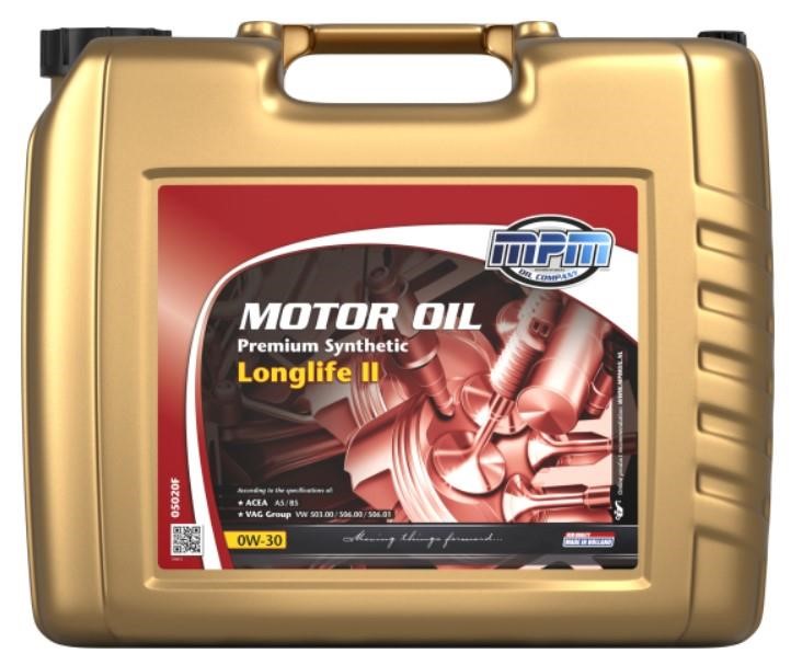 MPM Oil 05020F Engine oil MPM Oil Premium Synthetic Longlife II 0W-30, 20L 05020F