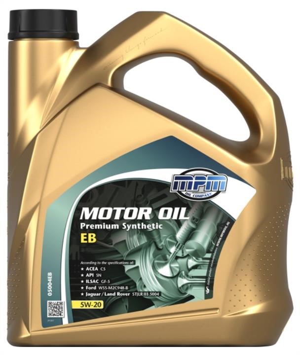 MPM Oil 05004EB Engine oil MPM Oil Premium Synthetic EcoBoost 5W-20, 4L 05004EB