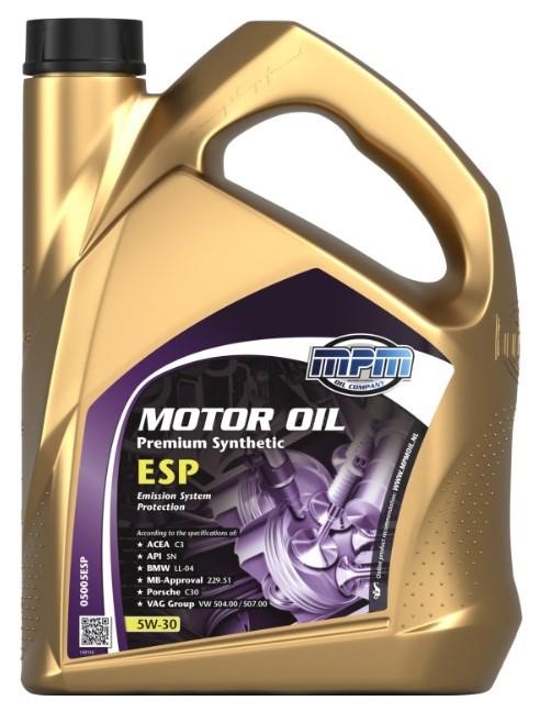 MPM Oil 05005ESP Engine oil MPM Oil Premium Synthetic ESP 5W-30, 5L 05005ESP