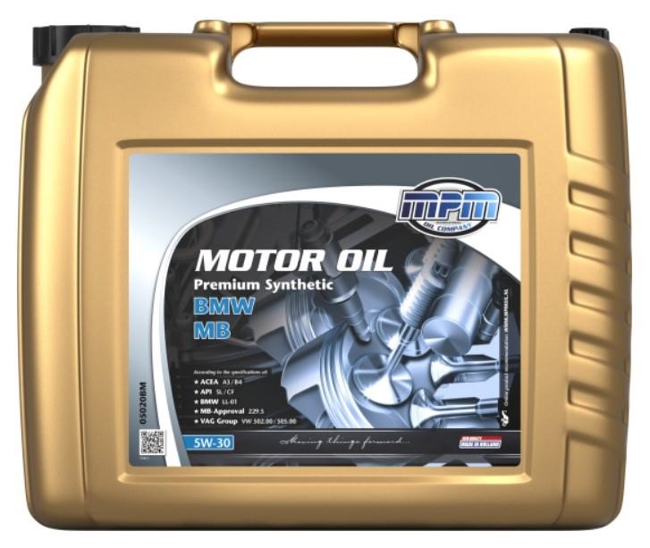 MPM Oil 05020BM Engine oil MPM Oil Premium Synthetic BMW/Mercedes-Benz 5W-30, 20L 05020BM