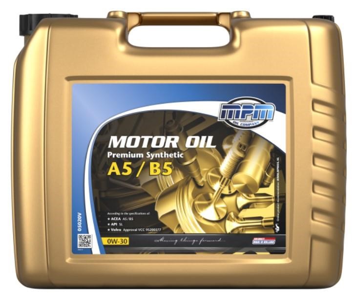 MPM Oil 05020V Engine oil MPM Oil Premium Synthetic A/B Volvo 0W-30, 20L 05020V