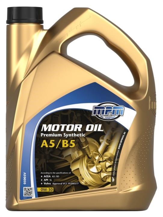 MPM Oil 05005V Engine oil MPM Oil Premium Synthetic A/B Volvo 0W-30, 5L 05005V