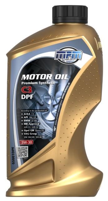 MPM Oil 05001DPF Engine oil MPM Oil Premium Synthetic C3 DPF 5W-30, 1L 05001DPF