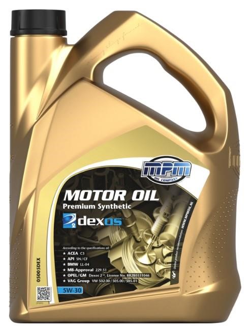 MPM Oil 05005DEX Engine oil MPM Oil Premium Synthetic GM Dexos2 5W-30, 5L 05005DEX