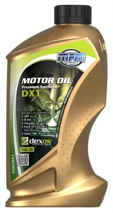 MPM Oil 05001DX1 Engine oil MPM Oil Premium Synthetic GM Dexos1 5W-30, 1L 05001DX1