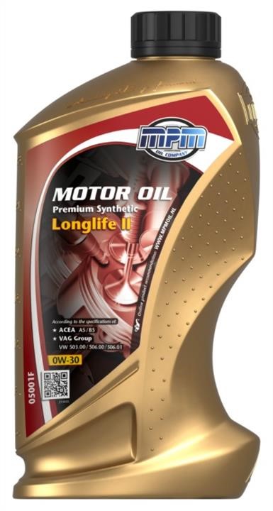 MPM Oil 05001F Engine oil MPM Oil Premium Synthetic Longlife II 0W-30, 1L 05001F