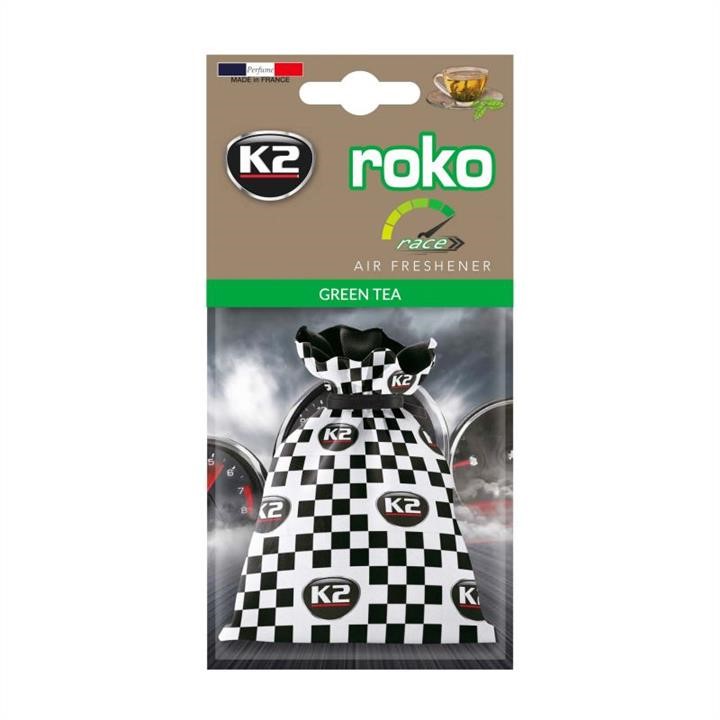 K2 V822R Air freshener Roko Race Green Tea 25 g. V822R