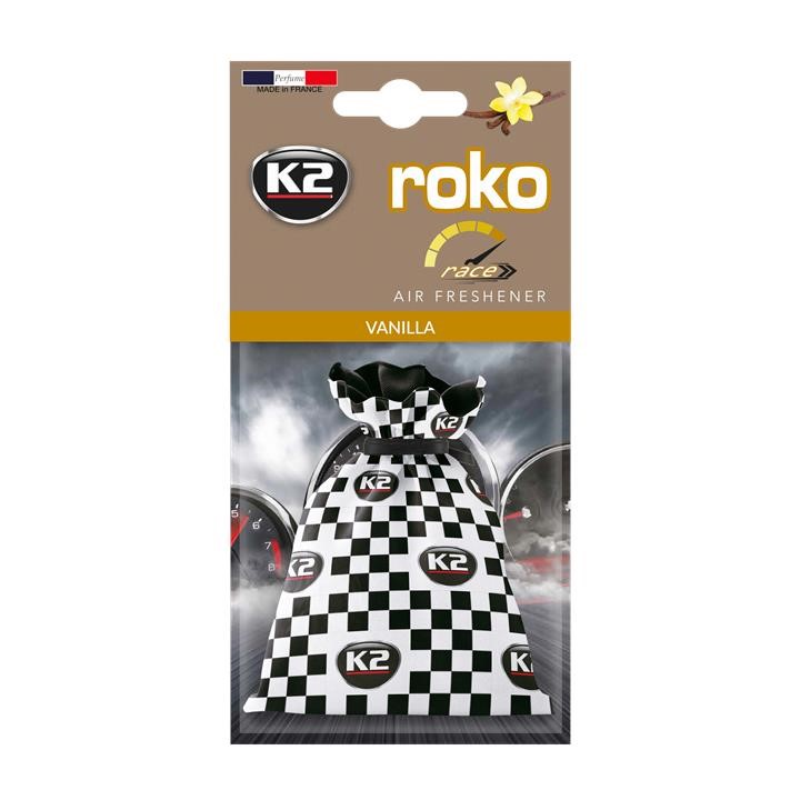 K2 V827R Air freshener Roko Race Vanilla 25 g. V827R
