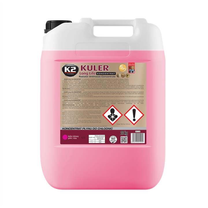 K2 W416R Antifreeze K2 Long Life G12+ pink, concentrate, 20L W416R