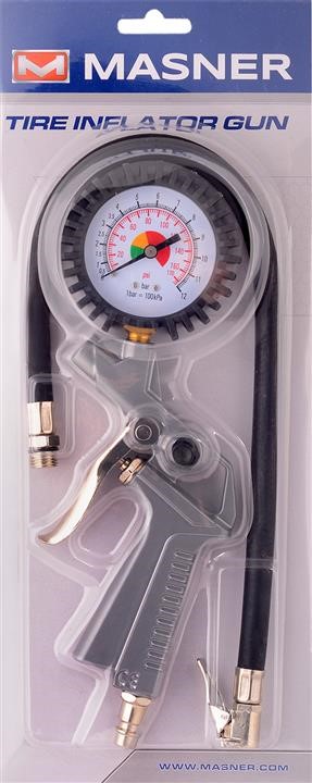 K2 W6850 Pistol for pumping tires with pressure gauge W6850
