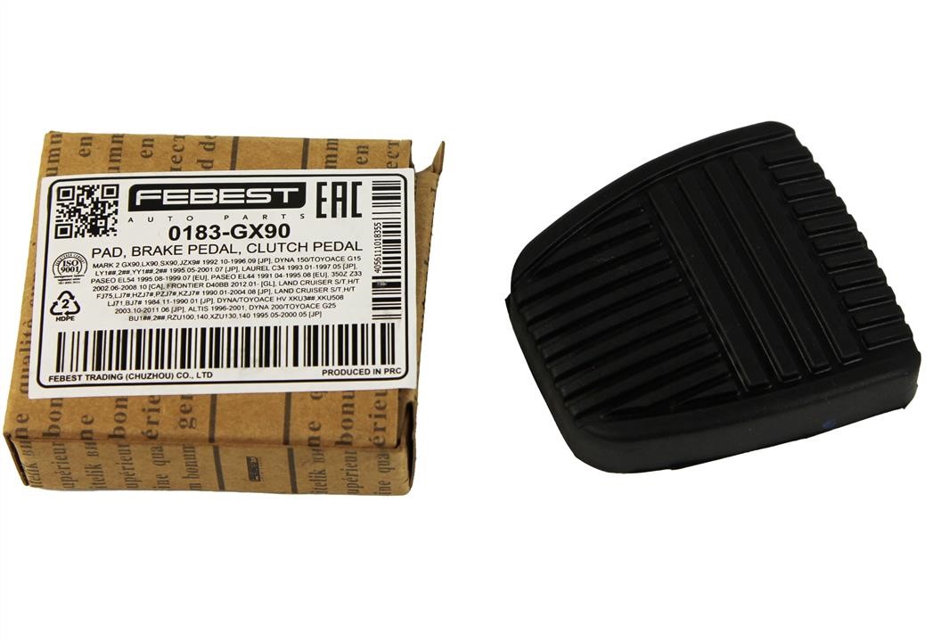 Clutch pedal cover Febest 0183-GX90