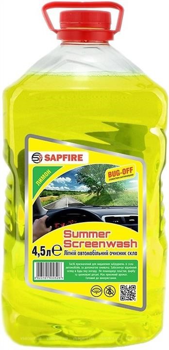 Sapfire 400526 Summer windshield washer fluid, Lemon, 4,5l 400526