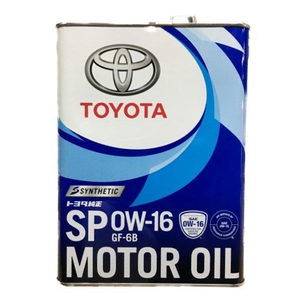 Toyota 08880-13105 Engine oil Toyota Synthetic Motor Oil 0W-16, 4L 0888013105