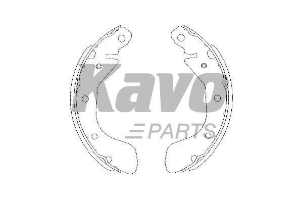 Brake shoe set Kavo parts KBS-1401