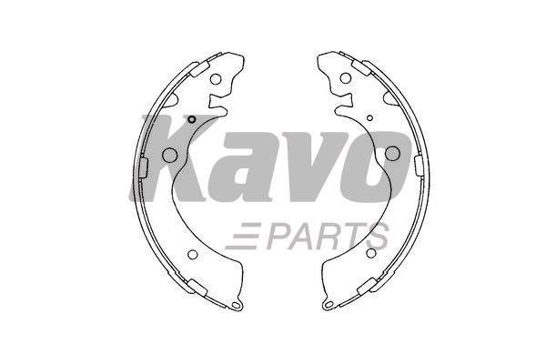 Brake shoe set Kavo parts KBS-2901