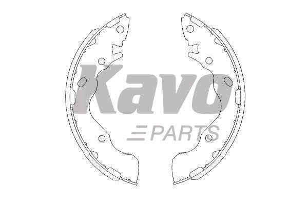 Brake shoe set Kavo parts KBS-3402
