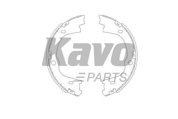 Brake shoe set Kavo parts KBS-3406