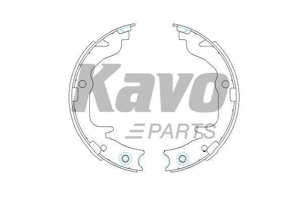 Brake shoe set Kavo parts KBS-6403