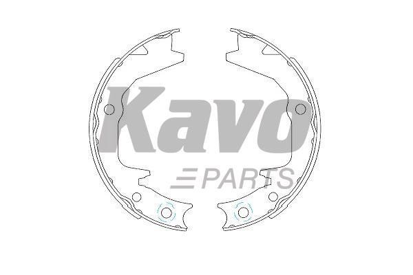 Brake shoe set Kavo parts KBS-6404