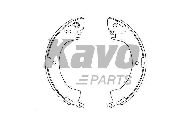 Brake shoe set Kavo parts KBS-6408