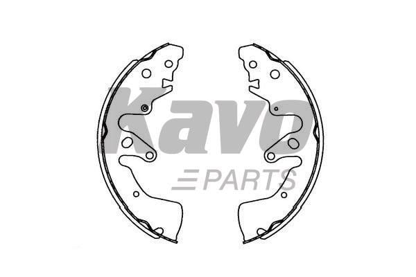 Brake shoe set Kavo parts KBS-8901