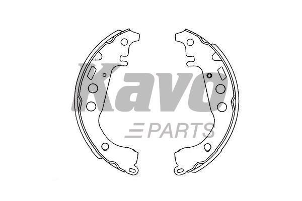 Brake shoe set Kavo parts KBS-9904