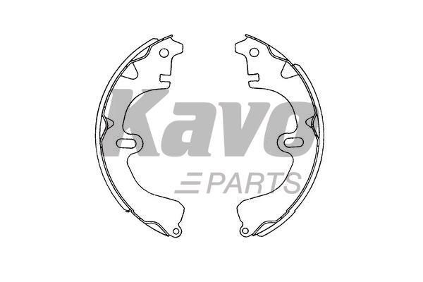 Brake shoe set Kavo parts KBS-9914