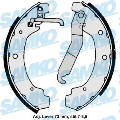 Samko 86740 Brake shoe set 86740