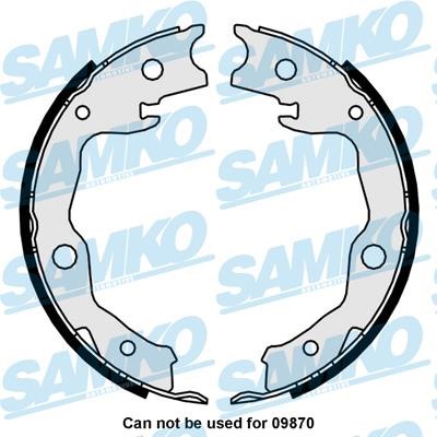 Samko 81034 Parking brake pads kit 81034