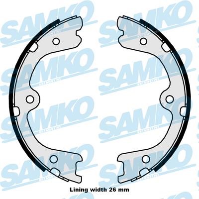 Samko 89880 Parking brake pads kit 89880