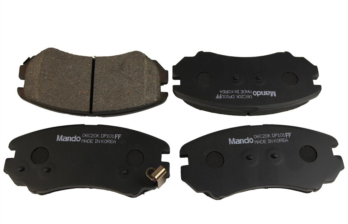 Mando MPH23 Brake Pad Set, disc brake MPH23