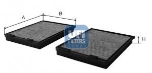 Ufi 5424300 Activated Carbon Cabin Filter 5424300