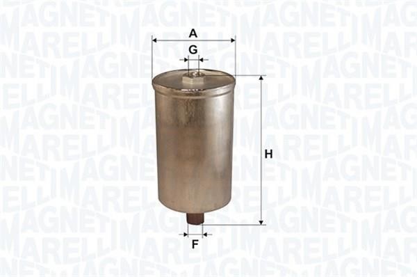 Magneti marelli 153071760730 Fuel filter 153071760730