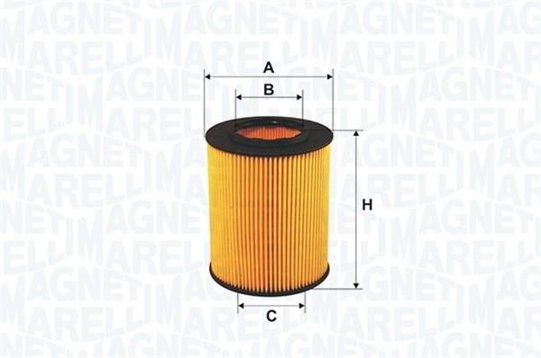 Magneti marelli 152071761689 Oil Filter 152071761689