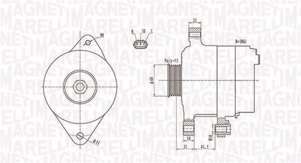063731892010 Magneti marelli Alternator