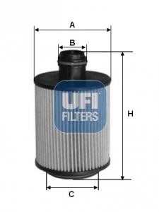 Ufi 25.160.00 Oil Filter 2516000